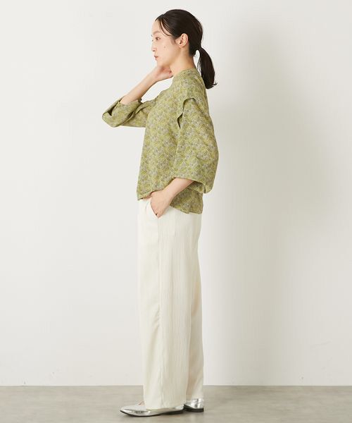 LOGEMENT DE CLAIRE / ロジュモンドクレール シャツ・ブラウス | 【ペイズリープリントショルダータックブラウス】 | 詳細13