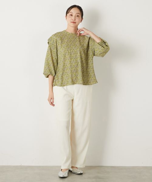 LOGEMENT DE CLAIRE / ロジュモンドクレール シャツ・ブラウス | 【ペイズリープリントショルダータックブラウス】 | 詳細16