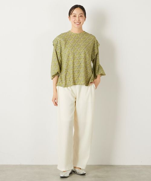 LOGEMENT DE CLAIRE / ロジュモンドクレール シャツ・ブラウス | 【ペイズリープリントショルダータックブラウス】 | 詳細17