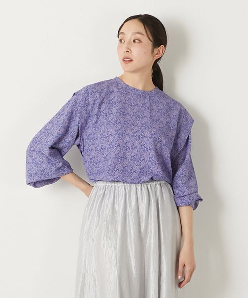 LOGEMENT DE CLAIRE / ロジュモンドクレール シャツ・ブラウス | 【ペイズリープリントショルダータックブラウス】 | 詳細19