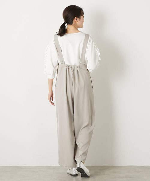 LOGEMENT DE CLAIRE / ロジュモンドクレール サロペット・オールインワン | 【エステルストレッチジョーゼットサロペット】 | 詳細4