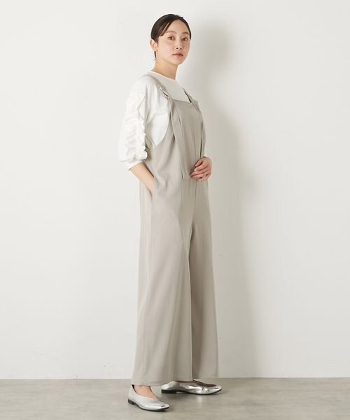 LOGEMENT DE CLAIRE / ロジュモンドクレール サロペット・オールインワン | 【エステルストレッチジョーゼットサロペット】 | 詳細5