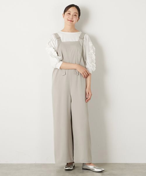 LOGEMENT DE CLAIRE / ロジュモンドクレール サロペット・オールインワン | 【エステルストレッチジョーゼットサロペット】 | 詳細6