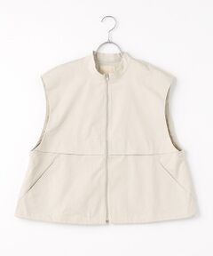 LOGEMENT DE CLAIRE / ロジュモンドクレール ベスト | 【TCギャバジンZIPスタンドベスト】