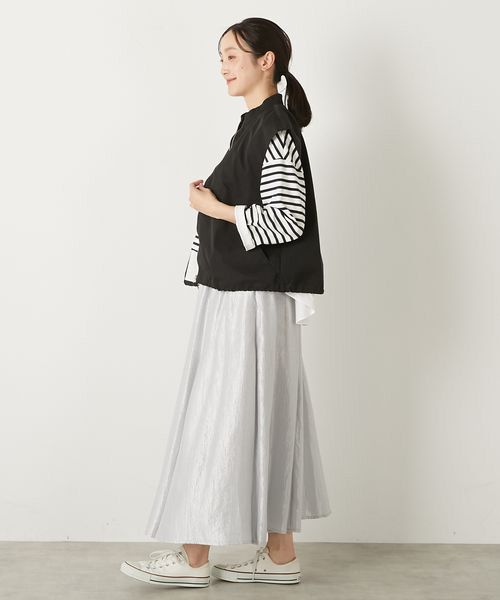 LOGEMENT DE CLAIRE / ロジュモンドクレール ベスト | 【TCギャバジンZIPスタンドベスト】 | 詳細12