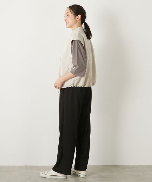 LOGEMENT DE CLAIRE / ロジュモンドクレール ベスト | 【TCギャバジンZIPスタンドベスト】 | 詳細21