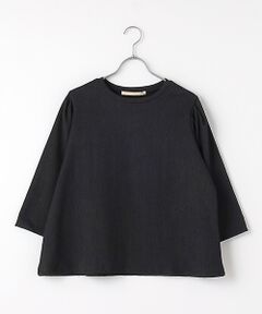 LOGEMENT DE CLAIRE / ロジュモンドクレール カットソー | 【ふくれ地柄タックスリーブプルオーバー】