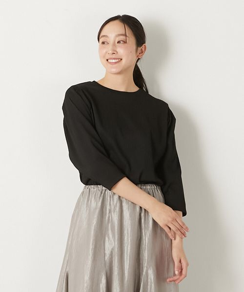 LOGEMENT DE CLAIRE / ロジュモンドクレール カットソー | 【ふくれ地柄タックスリーブプルオーバー】 | 詳細5