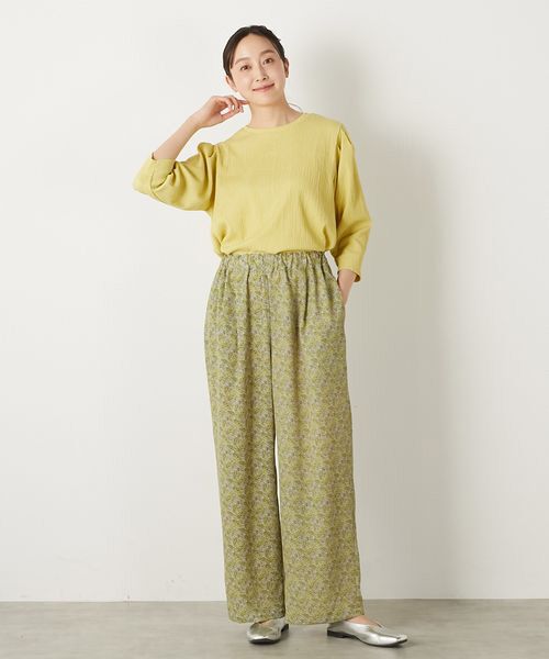 LOGEMENT DE CLAIRE / ロジュモンドクレール カットソー | 【ふくれ地柄タックスリーブプルオーバー】 | 詳細17