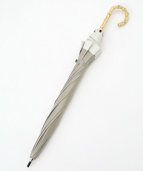 LOGEMENT DE CLAIRE / ロジュモンドクレール 傘 | 《WEB限定》【because/ビコーズ】晴雨兼用 グログラン切り替えの傘 | 詳細7