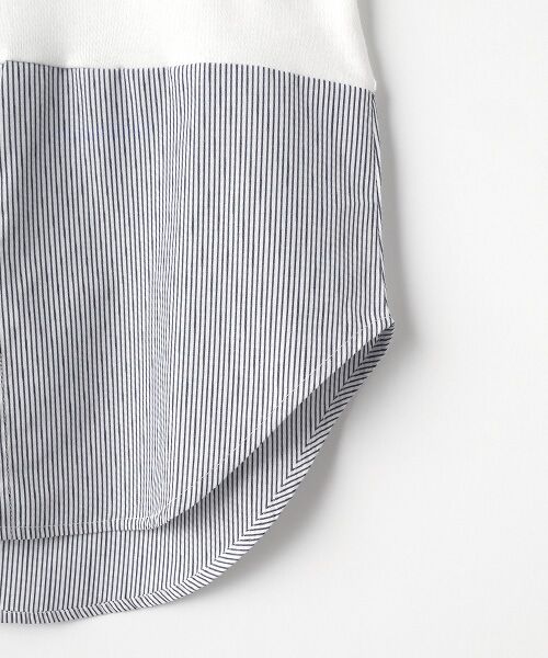 LOGEMENT DE CLAIRE / ロジュモンドクレール タンクトップ | 【異素材切り替えタンクトップ】 | 詳細4