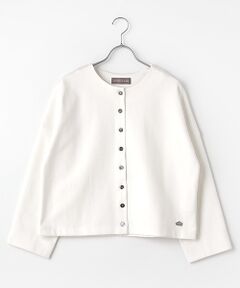 LOGEMENT DE CLAIRE / ロジュモンドクレール カーディガン・ボレロ | ラウンドネックカットカーディガン