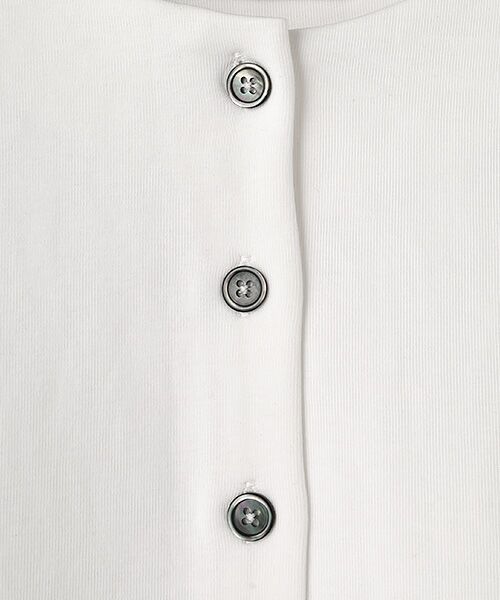 LOGEMENT DE CLAIRE / ロジュモンドクレール カーディガン・ボレロ | ラウンドネックカットカーディガン | 詳細1