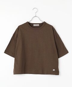 LOURMARIN / ルールマラン 【LOURMARIN】オーガニックコットン7分丈Tシャツ セール】 【コットン100%の程よい光沢感のあるターンアップ