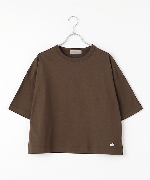LOURMARIN/ルールマラン 5分袖Tシャツ チョコ FREE LOURMARIN/ルールマラン 5分袖Tシャツ チョコ FREE