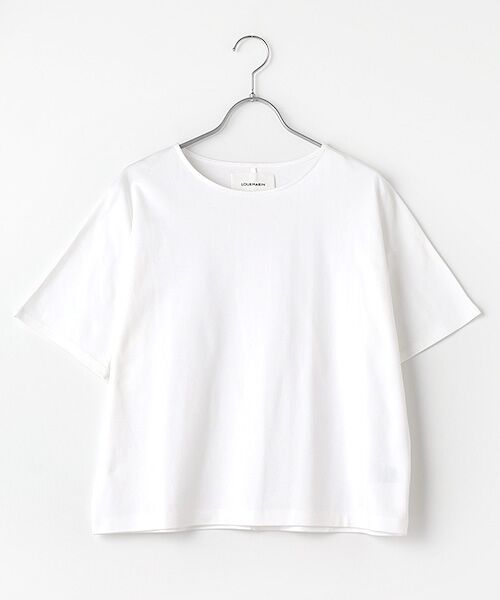 LOURMARIN/ルールマラン 【LOURMARIN】オーガニックコットン半袖Tシャツ オフホワイト FREE LOURMARIN/ルールマラン 【LOURMARIN】オーガニックコットン半袖Tシャツ オフホワイト FREE