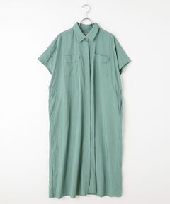 LOGEMENT DE CLAIRE / ロジュモンドクレール ロング・マキシ丈ワンピース | ドロストシャツワンピース