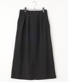 LOGEMENT DE CLAIRE / ロジュモンドクレール ロング・マキシ丈スカート | 麻調タックナロースカート