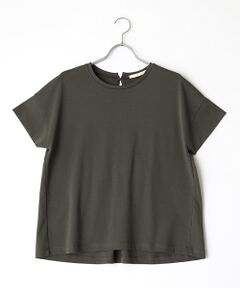 LOGEMENT DE CLAIRE / ロジュモンドクレール カットソー | 【コットンシルケットバックギャザーフレンチカットプルオーバー】