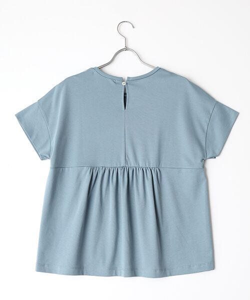 LOGEMENT DE CLAIRE / ロジュモンドクレール カットソー | 【コットンシルケットバックギャザーフレンチカットプルオーバー】 | 詳細2