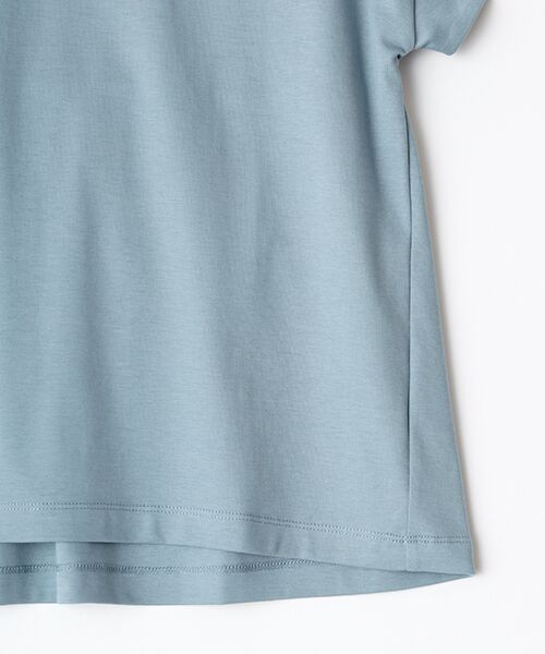 LOGEMENT DE CLAIRE / ロジュモンドクレール カットソー | 【コットンシルケットバックギャザーフレンチカットプルオーバー】 | 詳細4
