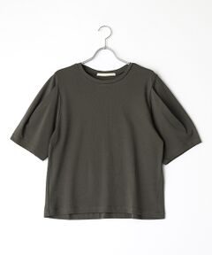 LOURMARIN / ルールマラン 【コットンシルケットタックフォルムスリーブカットプルオーバー】 コットンシルケットタックフォルムスリーブカットプルオーバー