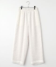 LOGEMENT DE CLAIRE / ロジュモンドクレール その他パンツ | 立体ジャガードイージーパンツ
