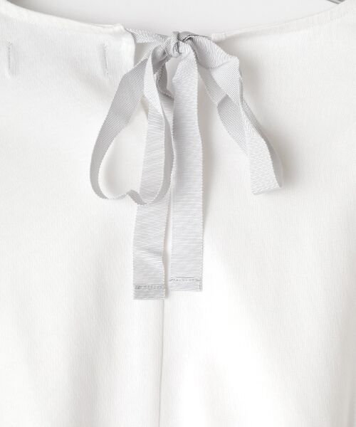 LOGEMENT DE CLAIRE / ロジュモンドクレール カットソー | バックリボン５分袖プルオーバー | 詳細2
