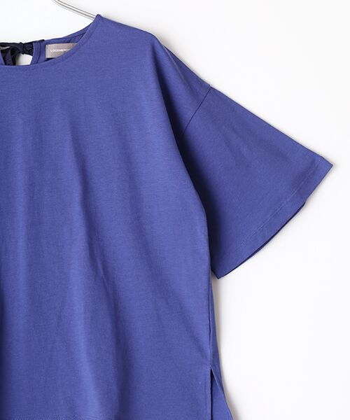 LOGEMENT DE CLAIRE / ロジュモンドクレール カットソー | バックリボン５分袖プルオーバー | 詳細4