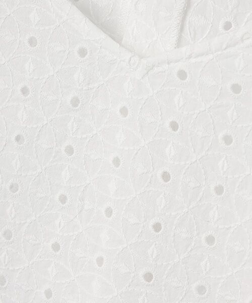 LOGEMENT DE CLAIRE / ロジュモンドクレール シャツ・ブラウス | 【コットンカットワーク刺しゅうブラウス】 | 詳細1