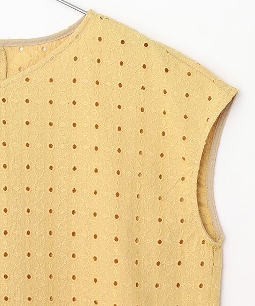 LOGEMENT DE CLAIRE / ロジュモンドクレール シャツ・ブラウス | 【コットンカットワーク刺しゅうブラウス】 | 詳細3