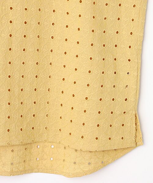 LOGEMENT DE CLAIRE / ロジュモンドクレール シャツ・ブラウス | 【コットンカットワーク刺しゅうブラウス】 | 詳細4