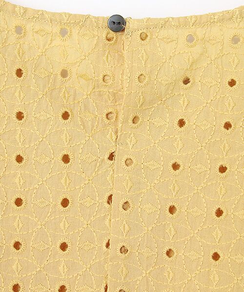 LOGEMENT DE CLAIRE / ロジュモンドクレール シャツ・ブラウス | 【コットンカットワーク刺しゅうブラウス】 | 詳細5