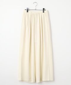 LOGEMENT DE CLAIRE / ロジュモンドクレール その他パンツ | 【エステルジョーゼットタックワイドパンツ】