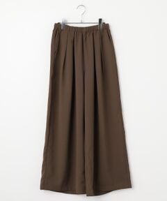 LOGEMENT DE CLAIRE / ロジュモンドクレール その他パンツ | 【エステルジョーゼットタックワイドパンツ】