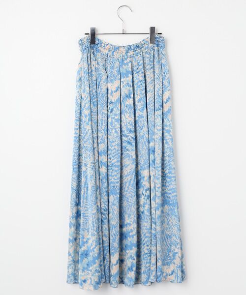 LOGEMENT DE CLAIRE / ロジュモンドクレール ロング・マキシ丈スカート | 【カモフラサテンクレーププリントタックスカート】 | 詳細2