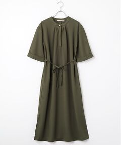 LOGEMENT DE CLAIRE / ロジュモンドクレール ロング・マキシ丈ワンピース | 【ナノキャラメルベルテッドカットワンピース】