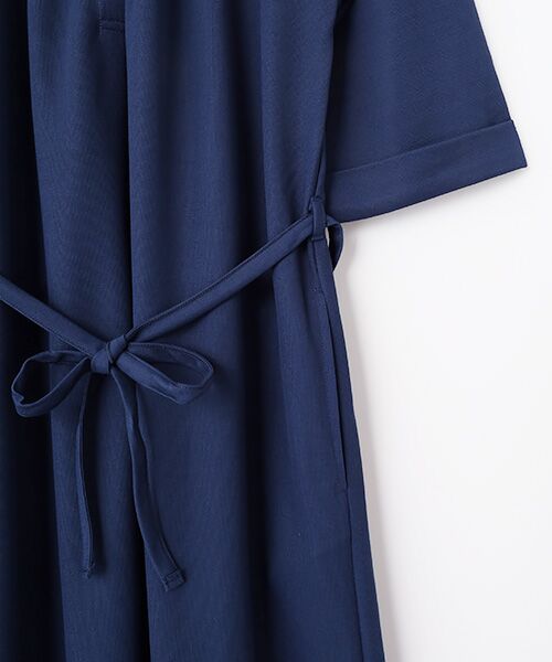 LOGEMENT DE CLAIRE / ロジュモンドクレール ロング・マキシ丈ワンピース | 【ナノキャラメルベルテッドカットワンピース】 | 詳細5