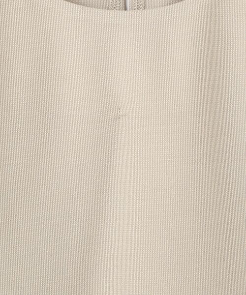 LOGEMENT DE CLAIRE / ロジュモンドクレール カットソー | 【ナノキャラメルフレアーシルエットノースリーブプル】 | 詳細1