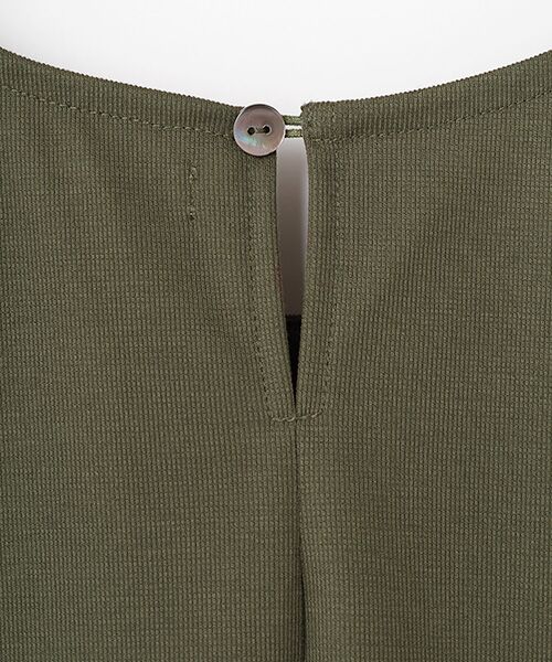 LOGEMENT DE CLAIRE / ロジュモンドクレール カットソー | 【ナノキャラメルフレアーシルエットノースリーブプル】 | 詳細5