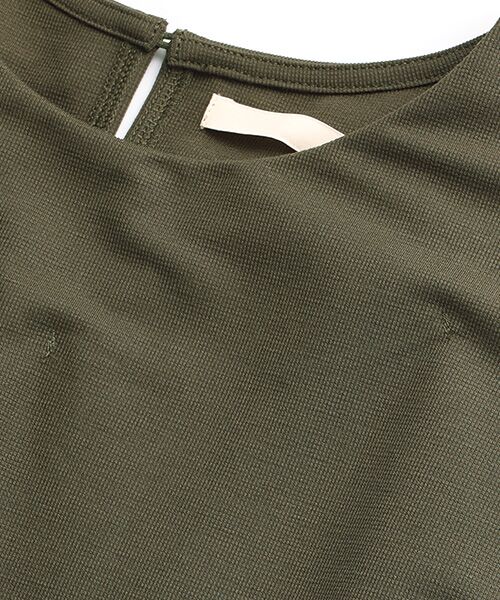 LOGEMENT DE CLAIRE / ロジュモンドクレール カットソー | 【ナノキャラメルフレアーシルエットノースリーブプル】 | 詳細6