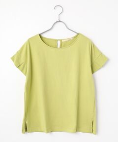 LOGEMENT DE CLAIRE / ロジュモンドクレール カットソー | 【接触冷感加工タックデザインフレンチスリーブカットプル】