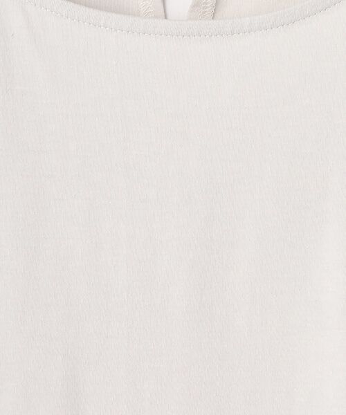 LOGEMENT DE CLAIRE / ロジュモンドクレール カットソー | 【接触冷感加工タックデザインフレンチスリーブカットプル】 | 詳細1