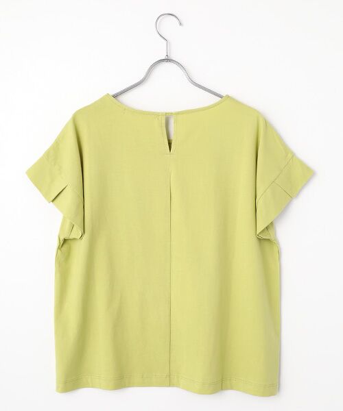 LOGEMENT DE CLAIRE / ロジュモンドクレール カットソー | 【接触冷感加工タックデザインフレンチスリーブカットプル】 | 詳細2