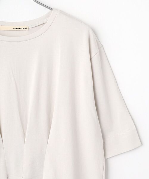 LOGEMENT DE CLAIRE / ロジュモンドクレール カットソー | 【接触冷感加工ウエストタックデザインカットプル】 | 詳細2
