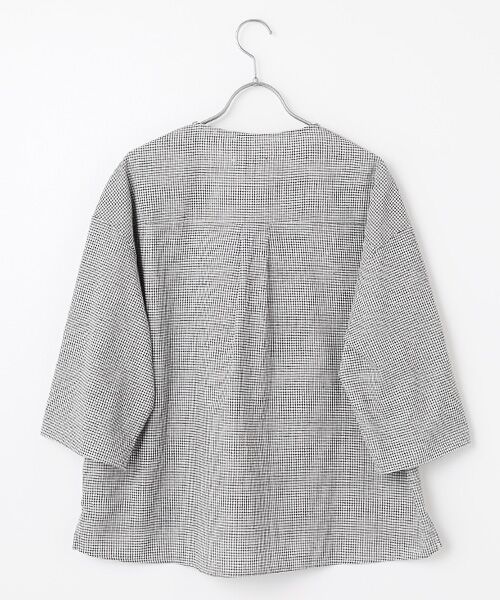 LOGEMENT DE CLAIRE / ロジュモンドクレール シャツ・ブラウス | 【LOURMARIN】キーネックブラウス | 詳細1