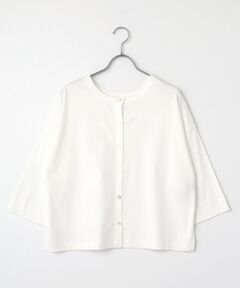 LOURMARIN / ルールマラン 【シアーリブ編みクルーネックコンパクトカーディガン】 LOURMARIN / ルールマラン （レディース） カーディガン・ボレロ