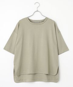 LOGEMENT DE CLAIRE / ロジュモンドクレール カットソー | サイドスリットクルーネックプルオーバー