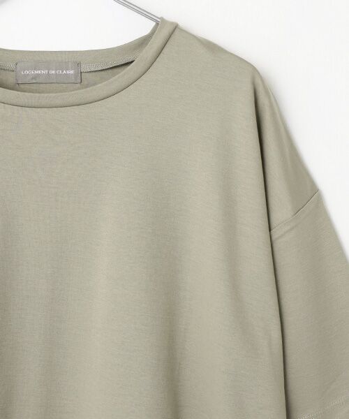 LOGEMENT DE CLAIRE / ロジュモンドクレール カットソー | サイドスリットクルーネックプルオーバー | 詳細3