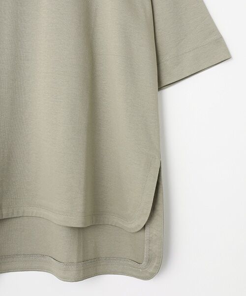 LOGEMENT DE CLAIRE / ロジュモンドクレール カットソー | サイドスリットクルーネックプルオーバー | 詳細4